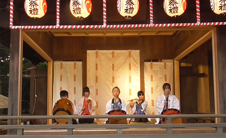 神楽の様子